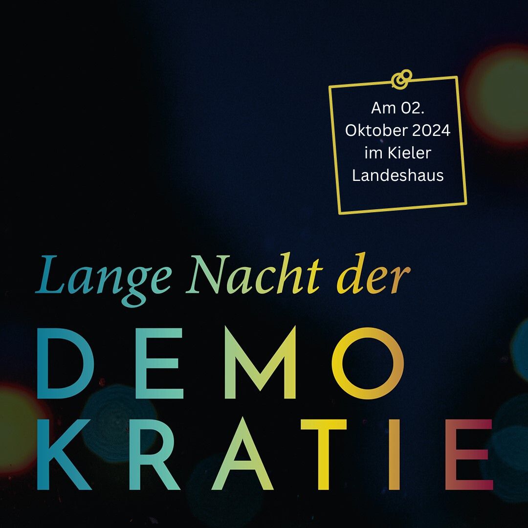 Flyer Lange Nacht der Demokratie